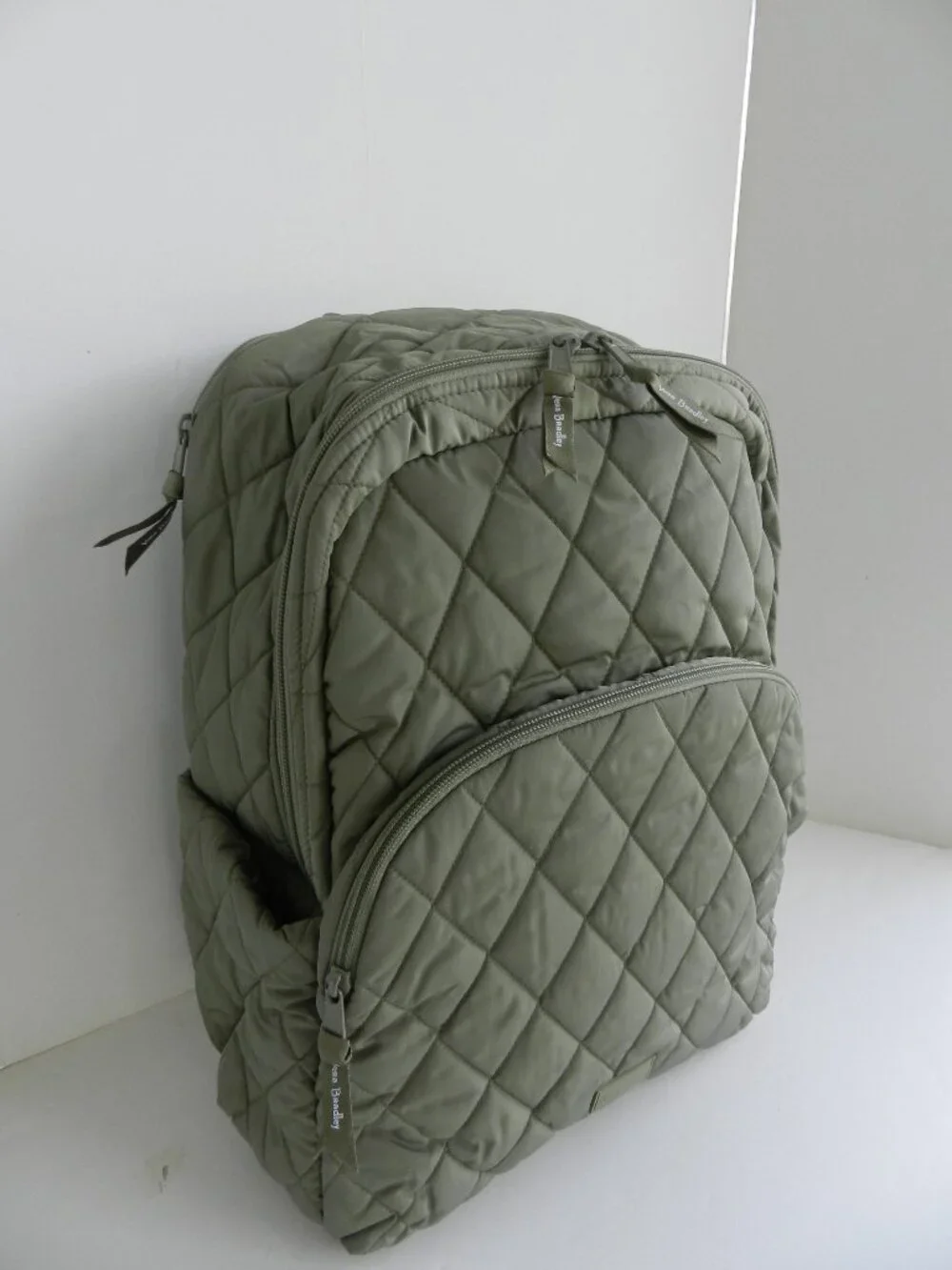 Vera Bradley Ultralight Essential LARGE Backpack Laptop Backpack in Sage